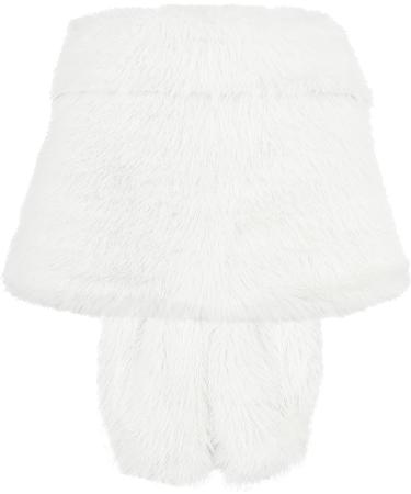 Elegant Women's Triangle Scarf - Warm Autumn Print | Versatile Large White Triangular Scarf for Every Season - Buy Online on GoSupps.com