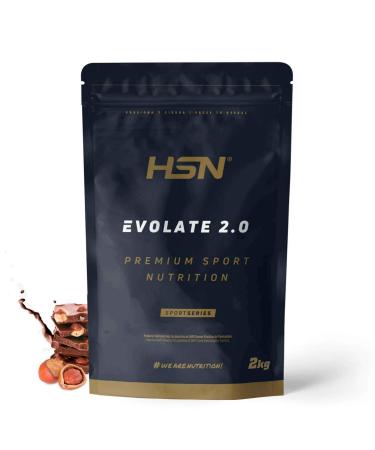 HSN HSN Evolate 2.0 Whey Protein Isolate | Chocolate Hazelnut Flavor 2 kg 67 servings per pack | Whey Protein Isolate CFM + Digestive Enzymes | Non-GMO Vegan Gluten-Free and Soy-Free