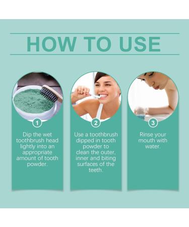 Mint Fresh Breath Tooth Powder Combats Plaque Buildup and Food Debris Deep Cleans Teeth Quickly Eliminates Odors and Provides Lasting Freshness(5pcs) 1 Count (Pack of 1) - Buy Online on GoSupps.com