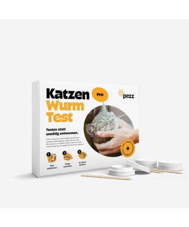 Pezz for cats (Pro) for testing for the most common worms including Giardia |Laboratory finding including recommendation for action |With free laboratory shipping (1 piece)