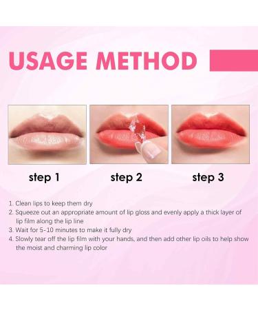 Peel Off Lip Stain Peel Off Tattoo Lip Matte Lipstick Waterproof Lip Gloss Long Lasting Non-Stick Cup (No Activator) - Buy Online on GoSupps.com
