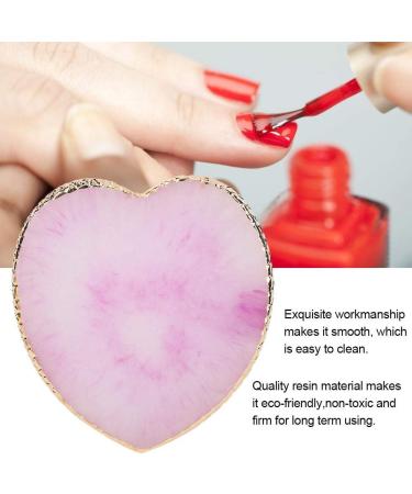 Nail Art Plate Palettes - Heart Shaped Display Board (Purple) | International Shipping Available - Buy Online on GoSupps.com