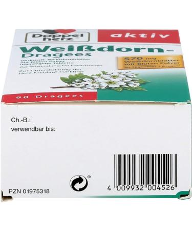 Double Heart Hawthorn Dragees 90 St - Premium Herbal Candy for Heart Health | Buy Internationally - Buy Online on GoSupps.com
