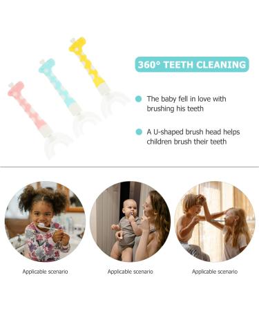 Lalafina 3ST Children's Training Toothbrush - Soft Manual Oral Care for Kids | Food-Grade ABS Teeth Cleaning - Buy Online on GoSupps.com