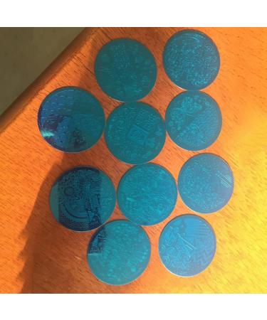 Encomy Nail Art Stamping Kit - DIY Manicure Tool with Clear Nail Stamp & Pressure Templates for Stunning Nail Designs - Buy Online on GoSupps.com