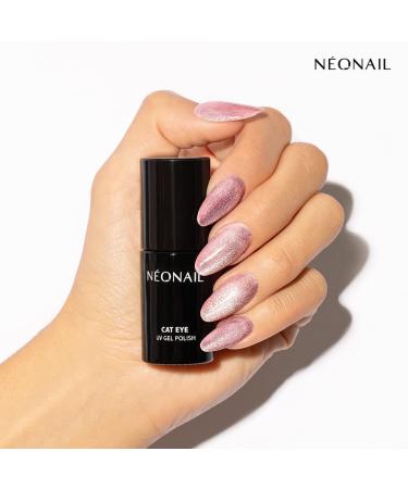 Neonail UV Nail Polish 7.2ml - Red Blush Sky Cat Eye | Glitter Gel & Satin Finish | 1 Pack for Stunning Nail Designs - Buy Online on GoSupps.com