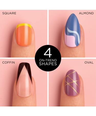 Shop Sally Hansen Salon Effects Perfect Manicure ASAP Apple - 30 Piece Press On Nails Set with Non-Damaging Adhesive Tabs Almond Shape | International Shipping Available - Buy Online on GoSupps.com