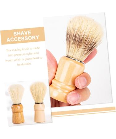 Angoily Beard Brush Set for Men - Solid Wood Hairdressing Tools & Shaving Cream Brushes - Perfect Grooming Gifts for Hairdressers - Buy Online on GoSupps.com