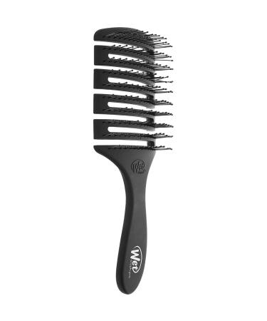 Wet Brush Flex Dry Paddle Black - Fast Drying and Detangling Hairbrush - Buy Online on GoSupps.com