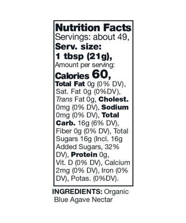 KIRKLAND SIGNATURE Organic Blue Agave Sweetener 72oz - Pack of 2 Bottles - Buy Online on GoSupps.com