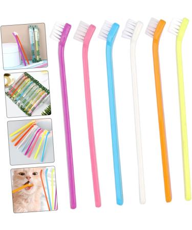 VILLCASE Puppy Toothbrush 6pcs Portable Pet Toothbrush Dog Toothbrushes Dog Toothbrush and Toothpaste Puppy Pet Brush Care - Buy Online on GoSupps.com
