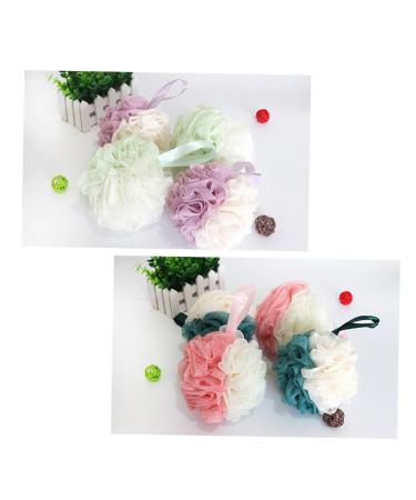 FRCOLOR Bath Shower Balls Mesh Bath Sponge Bath Sponge Loofah Bath Loofah Sponge Shower Wash Ball Bath Loofahs Exfoliating Shower Loofah Body Scrub Sponge Pouf H301 Aldult