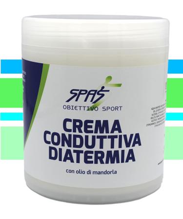 Diathermy cream with high conduction capacity - 1 kg box with plastic pump dispenser with cap - Made in Italy - Buy Online on GoSupps.com