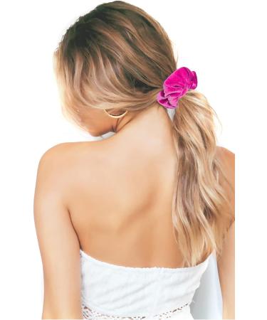 VENUSTE Neon Scrunchies for Girls 80s Premium Velvet Scrunchy for Hair Cute Elastic Bands Soft Ropes Ponytail Holder Hair Accessories 12 Pack Neno - Buy Online on GoSupps.com