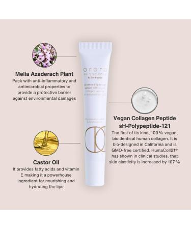 Advanced Lip Repair Serum Vegan Collagen Peptide & Hydration Smooths Softens & Enhances Lip Texture 0.5 fl oz by Saranghae - Buy Online on GoSupps.com