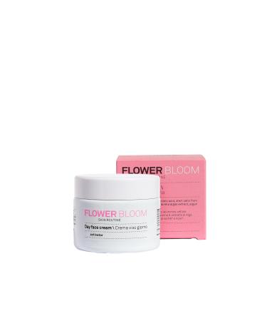 FLOWER BLOOM Flower Bloom Day Face Cream Hemp-Based Day Cream Moisturizes and Protects for Normal and Combination Skin Fast Absorbing Made in Italy 50 ml