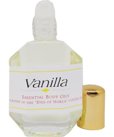 Vanilla Scented Body Oil Fragrance Roll-On - Gold - 1/2 oz. - ID#17476