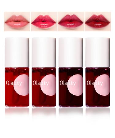 TITIMORE 4 Colors Lip Tint Stain Set Waterproof Mini Liquid Lipstick Moisturizing Lip and Cheek Long Lasting Lip Gloss Watery Lip Stain Non Sticky Korean Tint Lip Color Makeup - Buy Online on GoSupps.com
