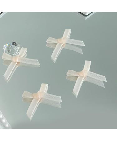 VONNST Nail Decorations 10Pcs Bow for Nails 3D Bows Charm Colorful Bowknot Charm for Acrylic Nails Ribbon Charm Bows 02a