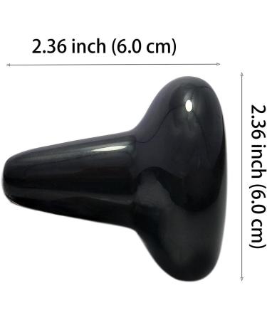 Knobble Shiatsu Massage Device Set of 2 - Deep Tissue Neck Shoulder Back & Foot Therapy - Black Obsidian - Buy Online on GoSupps.com