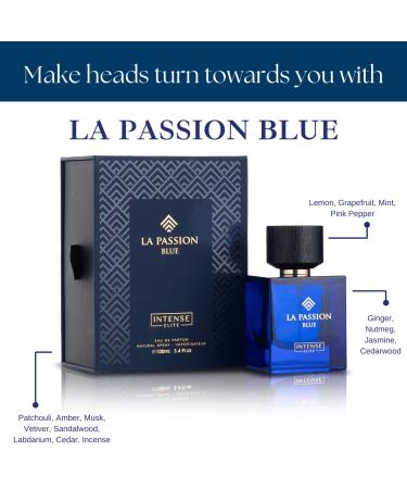 La Passion Arabian Perfume for Men 100ML (3.4Oz) Eau De Parfum Men With Lemon Grapefruit Mint & Pink Pepper Notes Long Lasting Perfume La Passion for Men - Buy Online on GoSupps.com