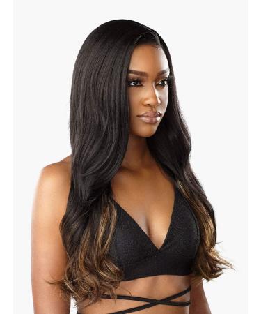 Sensationnel Vice Lace Front Wig - HD Transparent Lace, Pre-Plucked Hairline, 5 Deep Part - Vice Unit 02 (1B) - Buy Online on GoSupps.com