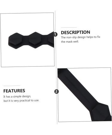 Lurrose Adjustable Black Mask Hook | Ear Extension Tape Buckle for Face Cover | 1 Pack - International Shipping - Buy Online on GoSupps.com