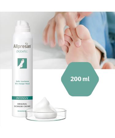 Allpresan Diabetic Intensive Foam Cream 200 ml - Hydrate & Protect Your Skin | International Shipping Available - Buy Online on GoSupps.com