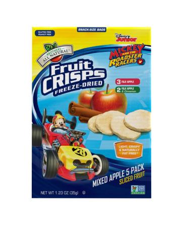 Brothers-All-Natural Disney Junior Fruit Crisps - Apples & Cinnamon 5 Pack (1.23 oz) - Buy Online on GoSupps.com