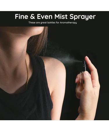 Segbeauty Portable Perfumed Cleaner Glass - Empty Travel Atomizers for Men & Women | 5 Pack Square Perfume Bottles - Buy Online on GoSupps.com