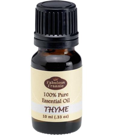 Fabulous Frannie Thyme 100% Pure Undiluted Essential Oil Therapeutic Grade - 10 ml. Great for Aromatherapy!