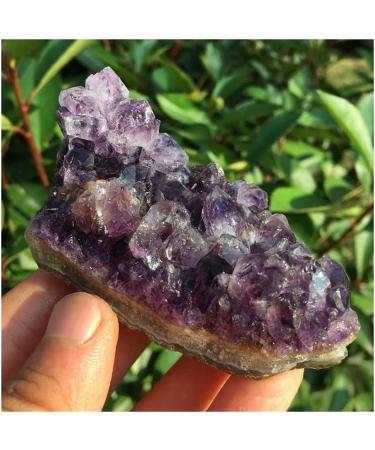 Stone Crafts Natural Dream Amethyst Quartz Crystal Cluster Specimen 140-150g Reiki Crystals - Buy Online on GoSupps.com