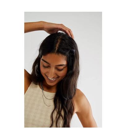 20 Count Mini Sun Flower Claw Hair Clips for Girls and Women - Black/Brown/Clear Plastic - Buy Online on GoSupps.com