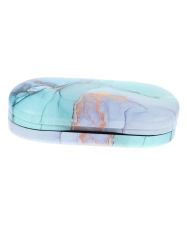 Gatuida 2 sentences double -layer glasses case contact case sunglasses travel accessories Filigree glasses case travel tool double -sided protective box removal Suite travel container leather PU