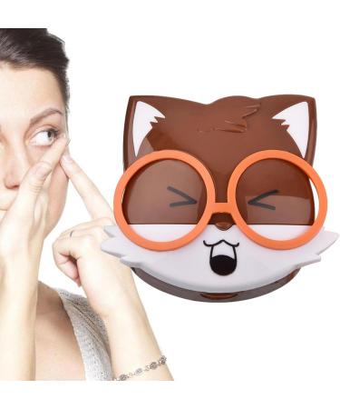 Anulely Contact Lens Travel Case - Portable Cartoon Animal Box for Glasses | Squirrel-In-Song Organizer for Everyday Use & Outdoor Travel - Buy Online on GoSupps.com