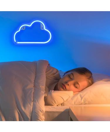 Xiyunte LED Neon Cloud Sign | Battery/USB Operated Wall Decoration | Blue Neon Light for Home & Office - Buy Online on GoSupps.com