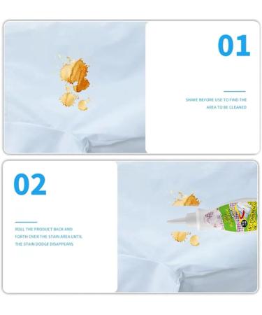 Laundry Stain Removers - Efficient 120ml Spray and Wash Stain Remover Grease and Blood Stain Remover for Clothes Stain Remover for Fabric Hats Oil Red Wine Ink Armpit Pinnkl - Buy Online on GoSupps.com