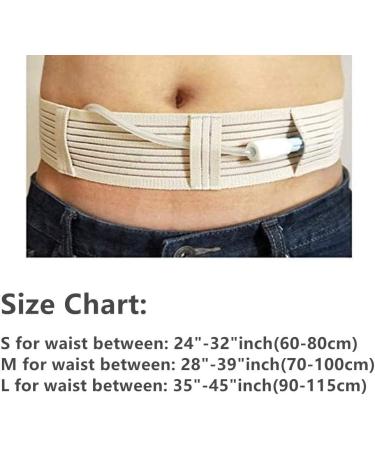 Abdominal Dialysis Catheter Fixation Device - G-Tube Holder Belt (Medium, Beige) | Drainage Tube Holder - Buy Online on GoSupps.com