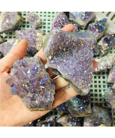 Natural Magic Natural Crystal Gemstone Aura Amethyst Cluster for Home Decor ZJGIDTEM 5-7 cm Amethyst - Buy Online on GoSupps.com