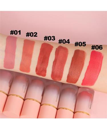  HADAVAKA Liquid Cheek Cream Lightweight Long-Lasting and Waterproof Cheek Liquid Matte Liquid Blush Natural Long-Lasting and Easy-Blending Blush for All Skin Tones (06#) - Buy Online on GoSupps.com