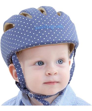 IULONEE Baby Helmet Toddler Protective Hat | Adjustable Safety Headgear for Infants | Elegant Blue - Buy Online on GoSupps.com