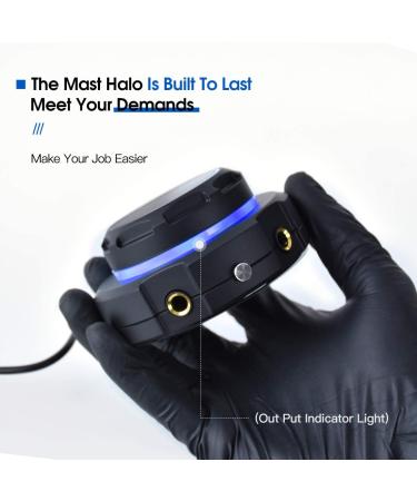 Mast Halo Tattoo Power Supply Box | LCD Digital Display for Tattoo Machines - Buy Online on GoSupps.com