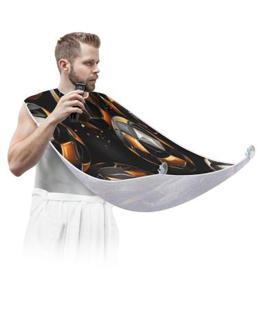 Beard Bib Apron Beard Hair Catcher for Men Shaving Fathers Day Anniversary Christmas Gifts for Dad Husband Beard Bib with 2 Suction Cups Sports Balls