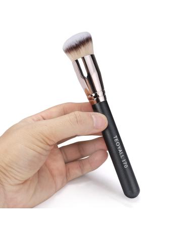 TEOYALL Angled Kabuki Foundation Brush | Dense Synthetic Contour Brush - Buy Online on GoSupps.com