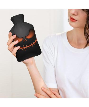 Pumpkin Hot Water Bottle with Plush Cover - Cozy Hand Warmer for Adults & Kids | 26.5x15.3cm - International Shipping Available - Buy Online on GoSupps.com