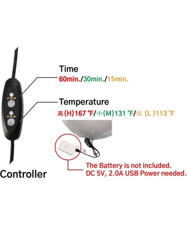 Sunray Dr. Solar Heating Seat USB 5V (Gray) - Buy Online on GoSupps.com