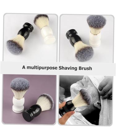 Frcolor Manual Razor Brush Set | Foaming Shaving Tool & Mustache Accessories | Multi-Purpose Wooden Handle Brushes for Men - Buy Online on GoSupps.com