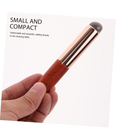 minkissy Silicone Lip Brush Concealer Brush Lip Applicator Makeup Brush Lip Makeup Travel Brush Lipstick Lip Gloss Applicator Makeup Tools Lip Wands Women Lip Brush Lip Brush Wand Wooden 10.00X1.50X1.50CM Brown - Buy Online on GoSupps.com