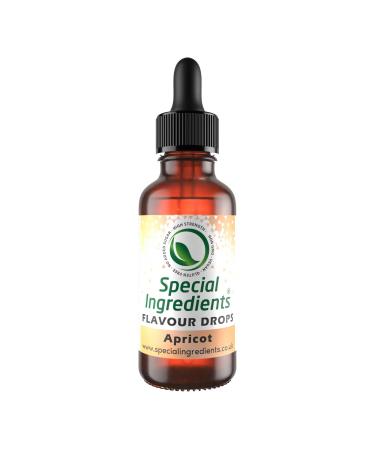 Apricot Flavour Drop 30ml Highly Concentrated Versatile Food Flavouring - Vegan Non GMO Gluten Free Apricot 30ml