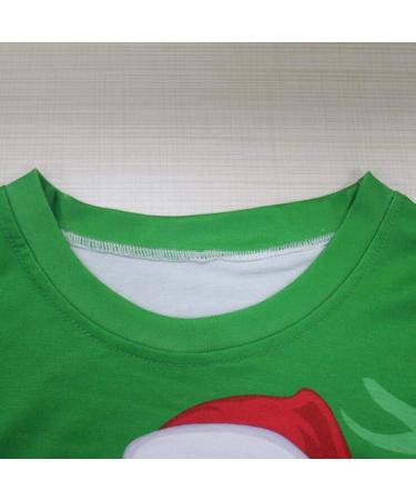 Bigfanshu Womens Tops Christmas O-Neck Santa Claus Print Long Sleeves Blouse Sweater Green - Buy Online on GoSupps.com